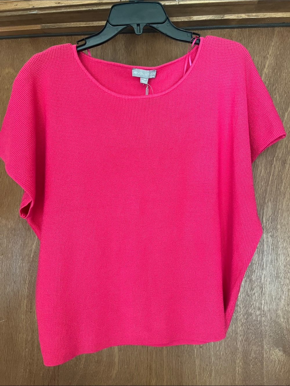 REVOLVE Bright Fuchsia Short-Sleeve Knit Top